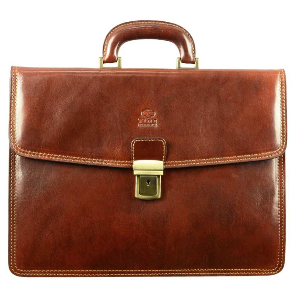 Leather Briefcase – The Sound of the Mountain - Leather Bags NZ
