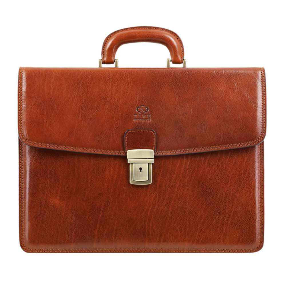 Leather Briefcase – The Sound of the Mountain - Leather Bags NZ